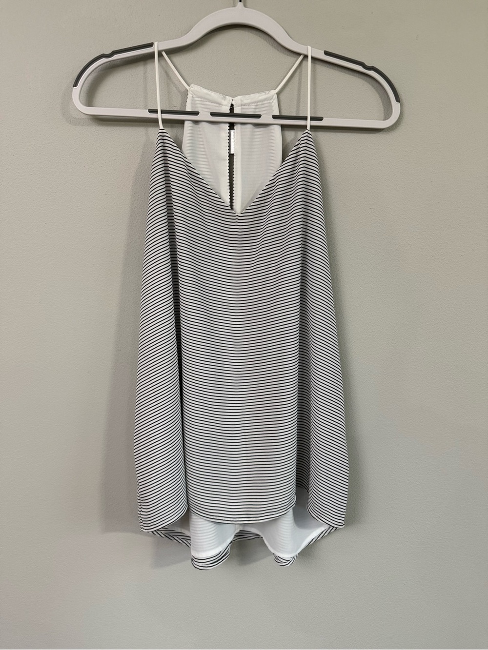 Express Black and White Striped Cami